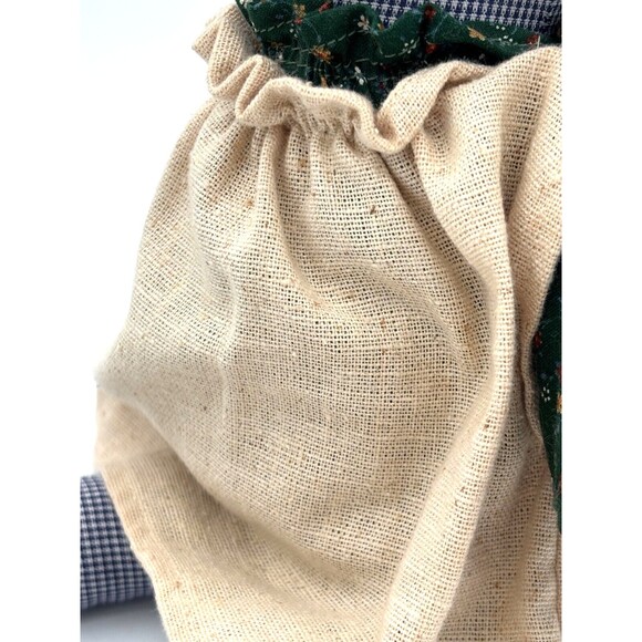 Folk Art Primitive Stuffed Bunny Rabbit Lynne's Country Beginning Handmade EUC - Picture 8 of 16